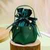 Bolsa de Dulces de Terciopelo para Boda, Caja Creativa de Cuero de Alta Gama para Dulces de Boda, Bolsa de Tela, Caja de Regalo para Acompañamiento de Boda, Bolsa de Regalo