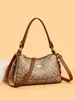 Bolsas para Mujer 2026 Nueva Moda Estampada Bolso para Mamá de Mediana Edad Bolso Almohada Bolso de Hombro Versátil Bolso Cruzado Estampado