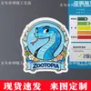 Zootopia 2 Mercancía Nick y Judy Pareja Navidad Acrílico de Alta Calidad Magnético Plano Imanes para Nevera Regalo