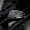 Película de Cambio de Color para Espejo Retrovisor de Coche Negro Brillante Negro Piano Blanco Cristal Plata Electro-Óptico Plata Metálico Fibra de Carbono Envoltura para Espejo Retrovisor