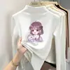 Top cálido de manga larga para niñas, con forro polar cepillado, colección otoño/invierno 2026, capa base versátil para niños mayores, camiseta elegante