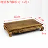 Base de Bonsái de Piedra Falsa Talla Madera de Ala de Pollo Base Rectangular Estatua de Buda Ceremonia del Té Adornos para Acuario Base Sólida de Madera y Piedra