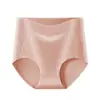 Ropa interior de algodón de cintura alta para mujer talla grande, algodón antibacteriano, cintura media-alta, para chica rellenita, mamá de mediana edad, calzones de alta calidad