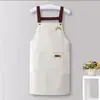 Delantales Personalizados para One Piece, Cocina del Hogar, de Aspecto Elegante, Overoles Impermeables y a Prueba de Aceite, Ropa de Trabajo, Delantales Resistentes a las Manchas para las Tareas del Hogar