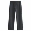 Suministro Directo Transfronterizo 420g Más Terciopelo Algodón Hua Pantalones de Chándal Dobladillo Abierto para Hombre 2026 Otoño/Invierno Nuevos Pantalones de Chándal Deportivos Holgados