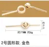Fivela de Metal Estilo Simples Moderno Botão de Cheongsam Roupa Tang Hanfu Botão DIY Botão Costurado à Mão Botão Decorativo Novo Estilo Chinês Fivela de Fechadura