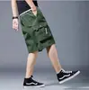 Shorts de trabalho estilo japonês para homens no verão Calças casuais de cinco pontos da moda estilo coreano calças curtas soltas para estudantes