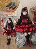 Vestido de Princesa Diablita de Halloween Disfraz Cosplay de Vampiro para Niñas Vestido Infantil Lolita con Tirantes para Todas las Estaciones