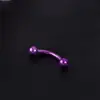 Moda Nova Personalidade de Nicho Sobrancelha Unha Cruz Aranha Anel de Sobrancelha Borboleta Cabeça de Alienígena Osso de Sobrancelha de 7 Caracteres Cruzado