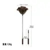 Plumero de Plumas de Avestruz, Plumero de Plumas de Avestruz Retráctil para el Hogar, Esencial para Limpiar y Quitar el Polvo
