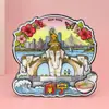 Ímãs de Geladeira 3D de Madeira de Guangxi Nanning com Marcos Turísticos de Cidades Tendência Nacionais, Ímãs de Geladeira de Souvenir de Cidade