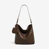 Moda 2025 Grande Capacidade Bolsa de Ombro Único Sob o Braço Bolsa de Palha Artesanal de Nicho Bolsa Saco Transversal de Alta Qualidade