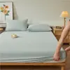 Sábanas Ajustables de Algodón Puro Clase A para Uso Doméstico 1.68m 2.0m Funda de Cama Simmons Dormitorio Estudiantil 0.9m Sábanas Ajustables para Cama