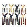 Serie Retro Rayada Colorida Tirantes de 2 cm con Clips para Niños y Niñas Tirantes con Clips para Pantalones de Bebé