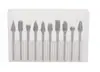 Conjunto de Brocas Rotativas de Carboneto 3*6mm Padrão Único e Duplo Cabeça de Desbaste de Aço Tungstênio 8 Cabeça de Desbaste de Polimento de Metal e Jade Gravação