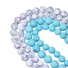 Cuentas Sueltas Redondas de Jade Pino Orquídea Natural Textura Única Accesorios para Joyería de Hilo Hecha a Mano DIY Venta Directa al por Mayor