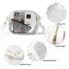 Destaque a Nova Bolsa Transversal da Amazon, Quente, da Moda, Simples, Leve, Transparente, Transversal, Fashion e Versátil, um Item Essencial para o Dia a Dia