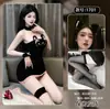 Vestido Tubo de Peluche Gatito Dulce Corazón, Atuendo de Oso, Falda Corta Sexy Ajustada a la Cadera, Conjunto de Lencería Estilo Puro Deseo para Niñas