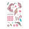 Nuevo Sticker de Tatuaje de Dibujos Animados Impermeable Original Lindo Niños Princesa Sueño Sticker de Tatuaje de Dibujos Animados Sticker de Tatuaje Divertido