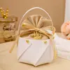 Bolsa de Doces de Veludo para Casamento Criativa Couro de Alta Qualidade Doce Doce Doce Caixa de Embalagem para Doces Bolsa de Tecido Caixa de Presente para Casamento Bolsa de Presente