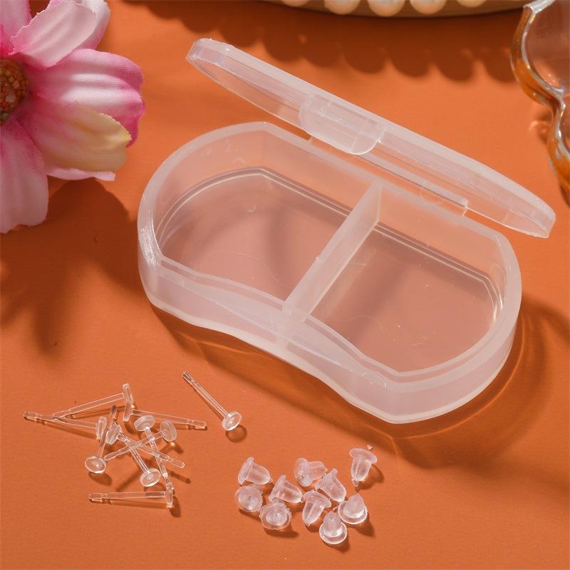 2GEBTZ072 10医用级树脂耳钉耳棒+耳堵