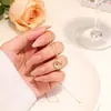 Colar de Baleia Pequeno e Requintado de Luxo Leve para Mulheres, Pingente Versátil e Suave Estilo Floresta Estilo Ins, Joia Simples para Estudantes