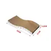 Rascador para gatos Tabla recta Resistente al desgaste Sin astillas Tabla grande para afilar garras de gato Papel corrugado Antiarañazos Juguete para gatos Tabla de garra de gato ondulada
