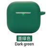 Funda Protectora Adecuada para AirPods 4ª Generación, Funda de Color Sólido de Silicona Apple para AirPods 2ª y 3ª Generación, Funda Suave de Cobertura Total para Auriculares