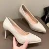 Plataforma impermeable no cansada para los pies temperamento zapatos profesionales de punta zapatos de charol de moda tacón fino tacones altos para usar en el exterior 2026 Nuevas Llegadas de Primavera