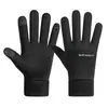 Luvas para Homens e Mulheres no Outono e Inverno Forradas com Lã para Aquecimento Toque na Tela Esportes de Inverno ao Ar Livre Luvas de Ciclismo à Prova de Vento e Impermeáveis