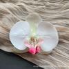 Cabeza de Flor de Phalaenopsis de Película Artificial Impresa en 3D Horquilla para el Cabello de Celebridad de Internet Souvenir de Boda Caja de Dulces de Boda Flores Falsas Decoradas a Mano