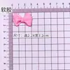 Gato KT Tridimensional Lazo Grande DIY Dibujos Animados Accesorios Accesorios Pantuflas Taza de Agua Decoración Funda de Teléfono Móvil Parche