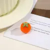 DIY Crianças Criativas Feito à Mão Mini Bola de Cabelo de Fruta Grande e Pequena Caqui Boneca Decorativa Fruta Grampo de Cabelo Bola de Cabelo DIY