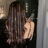 Pingente de sobrancelha de cristal Pure Desire Genie Acessórios de cabelo exóticos Cortina de borla antiga Vestido de noiva Corrente de testa Corrente de chapéu