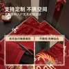 Nuevo felpudo de entrada de alta gama estilo chino en rojo para bodas y habitaciones de novia, felpudo festivo para recibidor, resistente a la suciedad y antideslizante