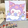 Pintura acrílica dibujos animados infantiles hecho a mano diy pintura al óleo digital pintura al óleo al por mayor verano graffiti decoración para colorear pintura para colgar
