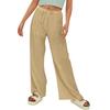 Pantalones Casuales de Moda para Mujer 2024 Amazon Más Vendidos de Algodón y Lino con Múltiples Bolsillos y Hebilla de Uña