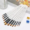 Pincéis de Nylon para Pintura Facial Transfronteiriços, Pincéis para Guache, Conjuntos de Pincéis para Tinta Acrílica, Pincéis para Pintura a Óleo, Atacado de Fábrica