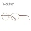 Nuevas Gafas Originales Anti-Luz Azul para Mujer 3179 Montura Redonda de Metal Lentes Planos Gafas Protectoras para Celebridades de Internet Transfronterizo en Stock