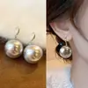 Nuevos Pendientes de Perla Versátiles y Elegantes para Mujer, Pendientes de Lazo Elegantes y Delicados, Exquisita Joyería de Oreja de Moda para Mujer