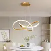 Lustre de LED pós-moderno para restaurante, luminária criativa personalizada simples e moderna famosa na internet, lustre de ferro nórdico para balcão de bar e sala de estar