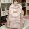Nova Mochila Escolar Estilo Coreano Ins com Estampa de Urso para Meninas, Mochila de Alto Valor com Múltiplos Compartimentos para Alunos do Ensino Fundamental e Médio, Estilo Universitário