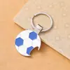 2024 Llavero Abridor de Botellas de Fútbol Creativo Metal Artículos Deportivos Regalo Promocional Llave Práctica Colgante para el Hogar
