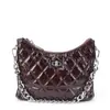 Bolsa Feminina de Couro Genuíno 2026 Novo Modelo Couro Bovino de Primeira Camada Pequena Bolsa de Corrente Estilo Chanel Fashionável Tendência Bolsa de Ombro Transversal de Alta Qualidade