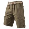 Calças Masculinas Transfronteiriças com Múltiplos Bolsos Verão Novo Corte Reto Shorts de Trabalho Shorts Esportivos Shorts Casuais para Homens