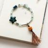 Joias de cerâmica Dezhen estilo étnico Mori pulseira pulseira tecida à mão estudante feminina simples personalizada fornecimento de banca