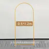 Arco Rectangular de Boda Amazon, Forma de Arco de Globos, Arco de Hierro, Diseño de Patio Exterior, Soporte para Boda en Césped