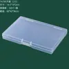 Caja de Plástico PP Transparente Caja de Almacenamiento Rectangular Papelería Joyería Piezas Empaque Caja Vacía Caja de Almacenamiento a Prueba de Polvo para Escritorio