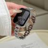 Correa de Metal en Forma de C Simple y de Gama Alta con Diamantes, Adecuada para Apple Watch iWatch 12ª Generación 11/10Se