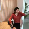Cardigan de punto chic y rejuvenecedor para mujeres petite, primavera y otoño, estilo coreano chic, corte ajustado, favorecedor, estilo suave, top corto